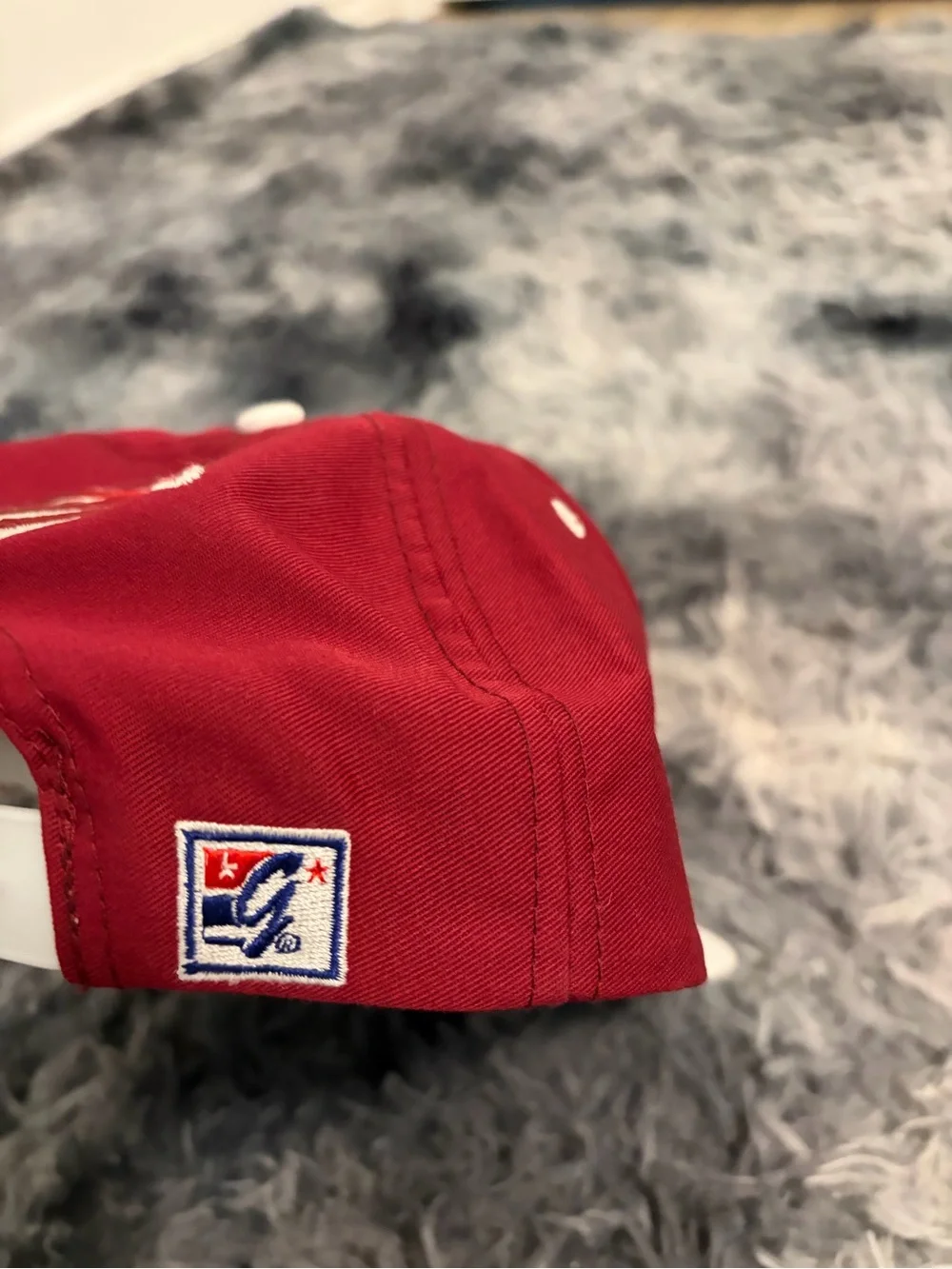 Vintage 90s The Game Oklahoma Sooners Snapback Hat Bar Logo Green Underbrim OU